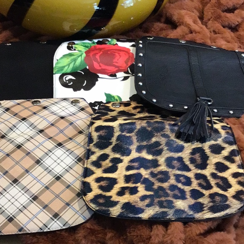 K.Carroll interchangeable cross/ shoulder vegan leather purse